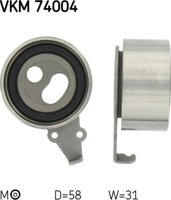 SKF VKM 74004 - Rola intinzator,curea distributie parts5.com