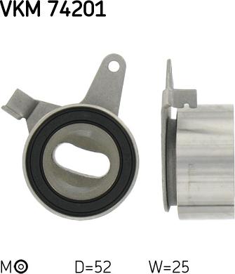 SKF VKM 74201 - Rola intinzator,curea distributie parts5.com