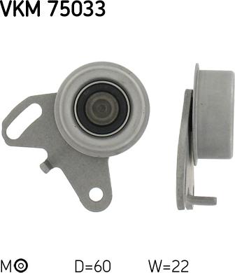 SKF VKM 75033 - Pingutusrull,Hammasrihm parts5.com