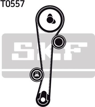 SKF VKMA 95632 - Komplet (kit) zobatega jermena parts5.com