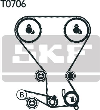 SKF VKMA 95005 - Hammasrihma komplekt parts5.com