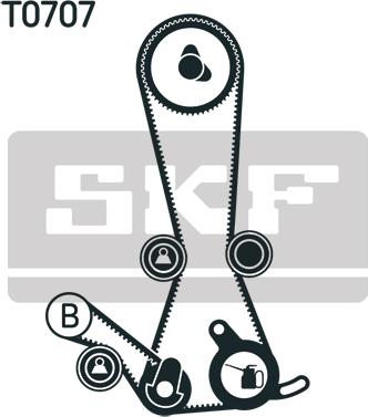 SKF VKMA 95675 - Triger kayışı seti parts5.com