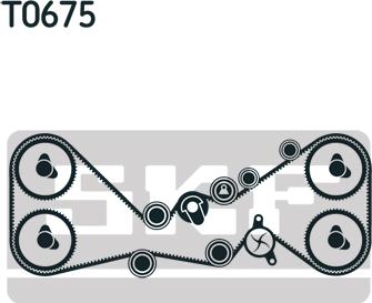 SKF VKMA 98115 - Komplet (kit) zobatega jermena parts5.com