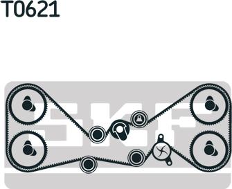 SKF VKMA 98112 - Komplet (kit) zobatega jermena parts5.com