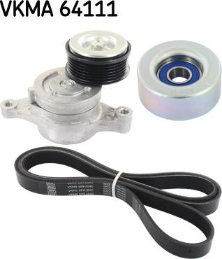 SKF VKMA 64111 - Set curea transmisie cu caneluri parts5.com