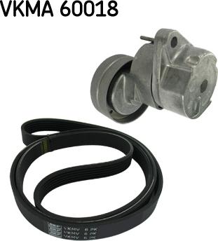 SKF VKMA 60018 - Set curea transmisie cu caneluri parts5.com