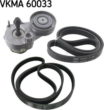 SKF VKMA 60033 - Set curea transmisie cu caneluri parts5.com