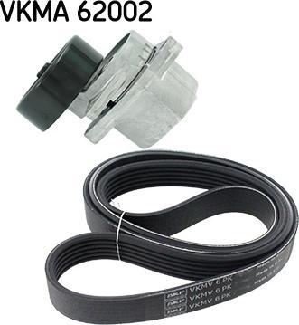 SKF VKMA 62002 - V-Ribbed Belt Set parts5.com