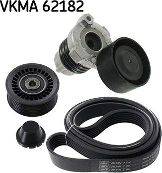 SKF VKMA 62182 - V-Ribbed Belt Set parts5.com