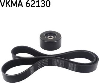 SKF VKMA 62130 - V-Ribbed Belt Set parts5.com