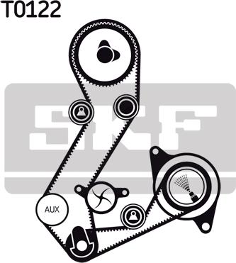 SKF VKMA 04103 - Set curea de distributie parts5.com