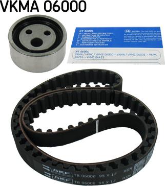 SKF VKMA 06000 - Komplet zupčastog kaiša parts5.com