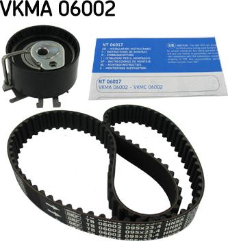 SKF VKMA 06002 - Комплект ангренажен ремък parts5.com