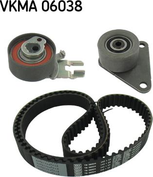 SKF VKMA 06038 - Komplet zupčastog kaiša parts5.com