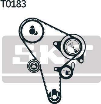 SKF VKMA 01015 - Komplet zupčastog kaiša parts5.com