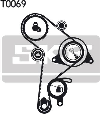 SKF VKMA 01011 - Hammashihnasarja parts5.com