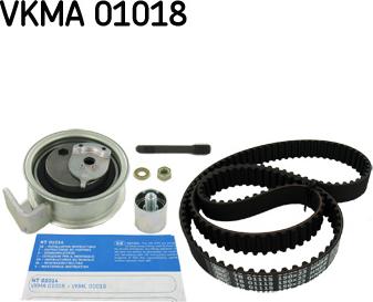 SKF VKMA 01018 - Комплект ангренажен ремък parts5.com