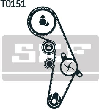 SKF VKMC 01918-1 - Wasserpumpe + Zahnriemensatz parts5.com