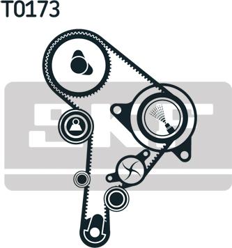 SKF VKMC 01130 - Su pompası + Triger kayışı seti parts5.com