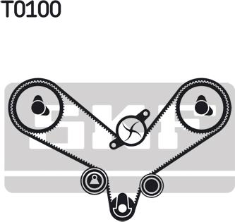 SKF VKMA 01201 - Kit de distribution parts5.com