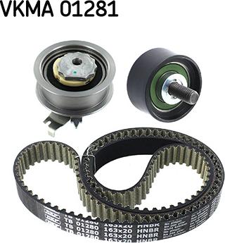 SKF VKMA 01281 - Комплект ангренажен ремък parts5.com