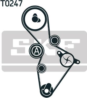 SKF VKMA 01220 - Set curea de distributie parts5.com