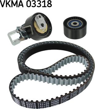 SKF VKMA 03318 - Комплект ремня ГРМ parts5.com