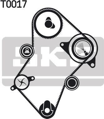 SKF VKMA 03244 - Komplet zupčastog kaiša parts5.com