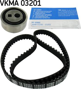 SKF VKMA 03201 - Set curea de distributie parts5.com