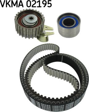 SKF VKMA 02195 - Komplet zupčastog kaiša parts5.com