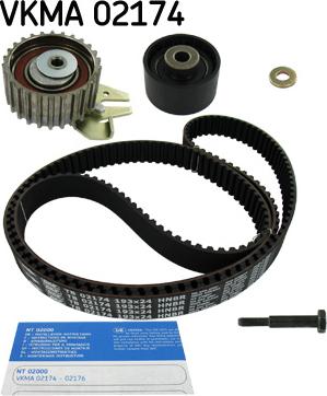 SKF VKMA 02174 - Комплект ангренажен ремък parts5.com