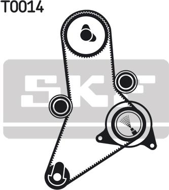 SKF VKMA 02382 - Комплект ремня ГРМ parts5.com