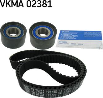 SKF VKMA 02381 - Комплект ангренажен ремък parts5.com