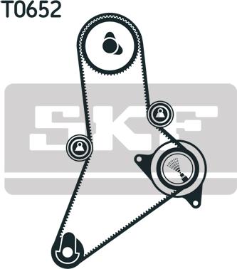 SKF VKMA 02383 - Komplet zupčastog kaiša parts5.com