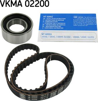 SKF VKMA 02200 - Set curea de distributie parts5.com