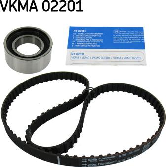 SKF VKMA 02201 - Set curea de distributie parts5.com