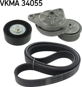 SKF VKMA 34055 - Hosszbordás szíj készlet parts5.com