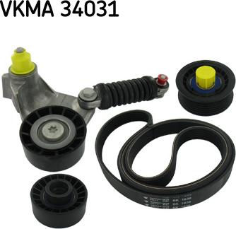 SKF VKMA 34031 - Set curea transmisie cu caneluri parts5.com