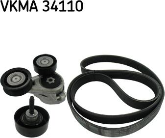 SKF VKMA 34110 - Set curea transmisie cu caneluri parts5.com