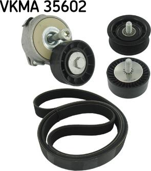 SKF VKMA 35602 - Σετ ιμάντων poly-V parts5.com