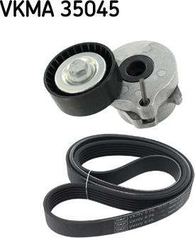 SKF VKMA 35045 - Garnitura klinastog rebrastog kaiša parts5.com