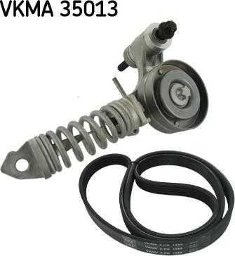 SKF VKMA 35013 - V-Ribbed Belt Set parts5.com