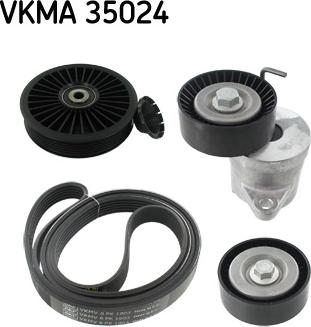 SKF VKMA 35024 - Σετ ιμάντων poly-V parts5.com