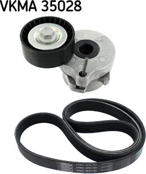 SKF VKMA 35028 - Комплект пистов ремък parts5.com