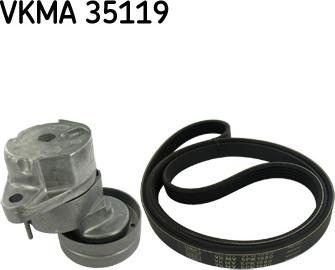 SKF VKMA 35119 - Set curea transmisie cu caneluri parts5.com