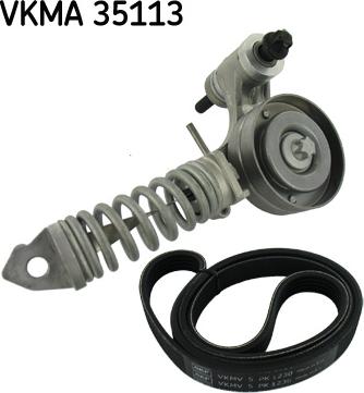 SKF VKMA 35113 - Set curea transmisie cu caneluri parts5.com