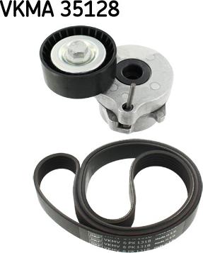 SKF VKMA 35128 - Set curea transmisie cu caneluri parts5.com