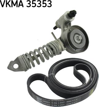 SKF VKMA 35353 - Set curea transmisie cu caneluri parts5.com