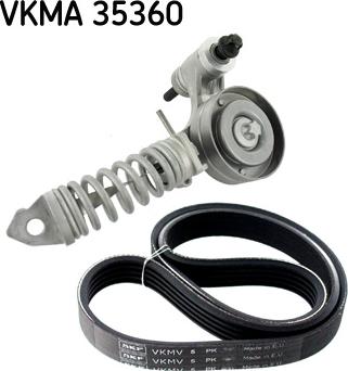 SKF VKMA 35360 - Set curea transmisie cu caneluri parts5.com