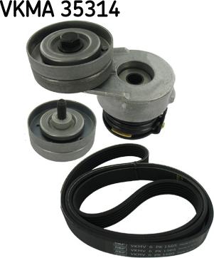 SKF VKMA 35314 - Поликлиновый ременный комплект parts5.com